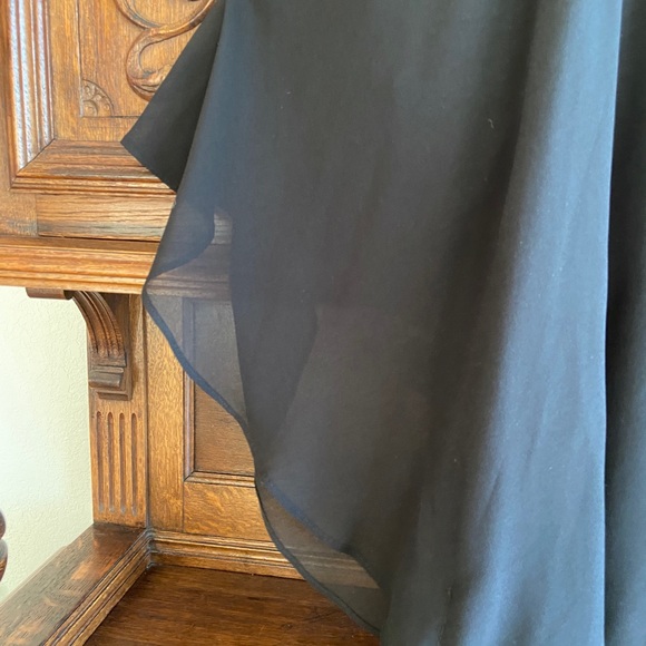 NWOT SHEER SCARF EVENING TOP - Picture 2 of 6